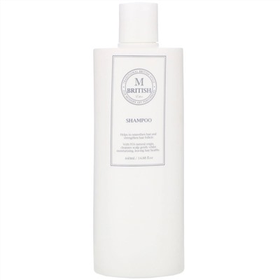 British M, Ethic, Shampoo, 14.88 fl oz (440 ml)