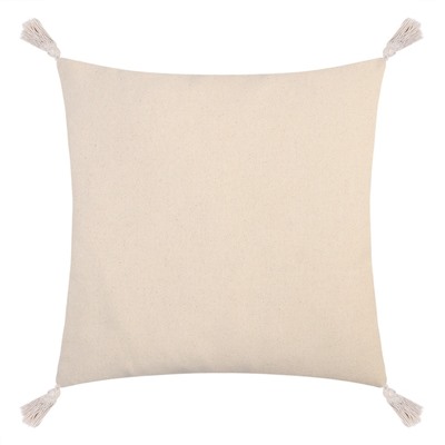 Наволочка декоративная «Этель» Бохо, 45×45 см, цвет молочный, 100% хлопок