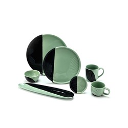 Блюдо керамическое «Альпы», 34×8 см, ручная работа