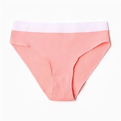 Трусы женские слипы MINAKU в рубчик, размер 40-42, розовые