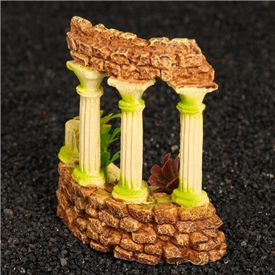 Аквадекор «Античные руины», 14×7×16 см