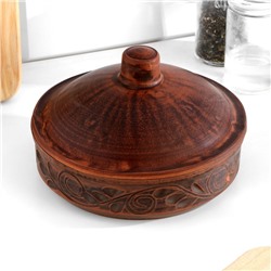 Жаровня с крышкой «Вьюнок», 0.65 л. 9.5×15×15 см