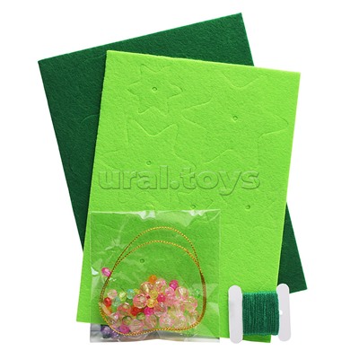 Игрушка из фетра своими руками. Ёлочка