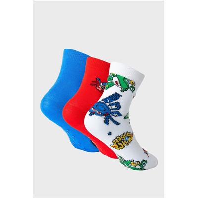 Носки трикотажные для мальчиков, 3 пары в комплекте PLAYTODAY, 1239790