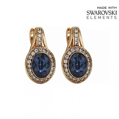 Серьги с кристаллами Swarovski