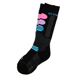 Термоноски трикотажные для девочек (высокие махровые)