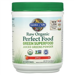 Garden of Life, Raw Organic Perfect Food, Green Superfood, Apple, 8.14 oz (231 g)
