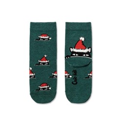 Новогодние CONTE-KIDS NEW YEAR Новогодние носки с пушистой нитью «Xmas cat»