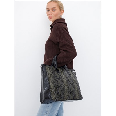 Сумка 58274S green Velina Fabbiano-Safenta