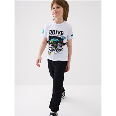 Комплект трикотажный для мальчиков: фуфайка (футболка), брюки