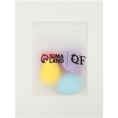 Спонжи для макияжа «Капли», 5 шт., МИКС