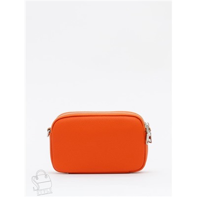 Сумка женская кожаная 6016PE orange Polina&Eiterou