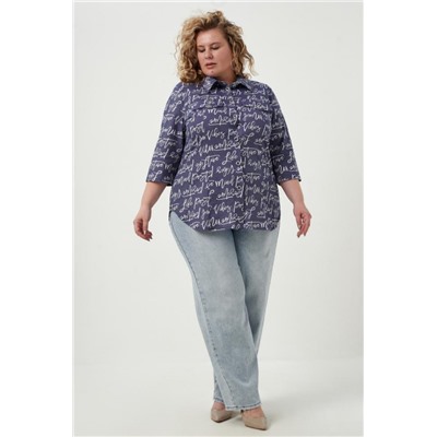 Рубашка женская 83605 (Индиго)