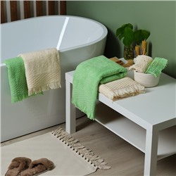 Полотенце махровое LoveLife «Аморе» 30×50 см, молочный, 100% хлопок, 450 г/м²