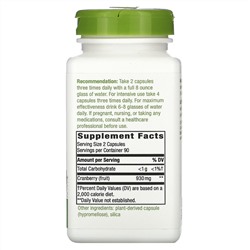 Nature's Way, клюква, 930 мг, 180 веганских капсул