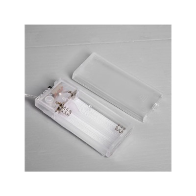 Фигура деревянная «Ёлочка», 33×17×17 см, 50 LED, батарейки AAx2 (не в комплекте), свечение теплое белое