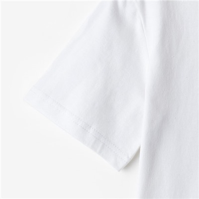 Футболка детская MINAKU, белая, рост 146 см