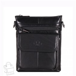 Сумка мужская кожаная 22335-3Z black Zinimsk