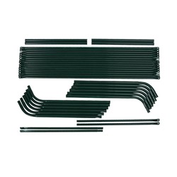 Мини-теплица, 3.7×1.4×1.15 м, стальной каркас d=16 мм, спанбонд 60 г/м²