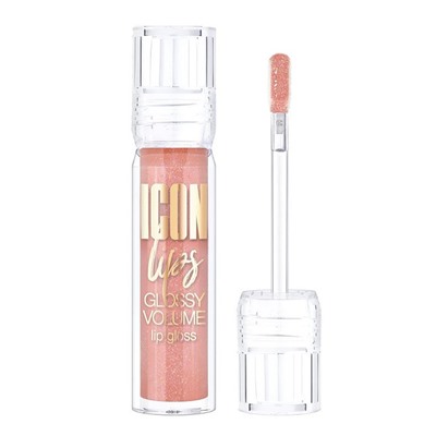 LUX visage ICON lips glossy volume №504 Блеск д/губ с эфф.объема Пыльная Роза /6