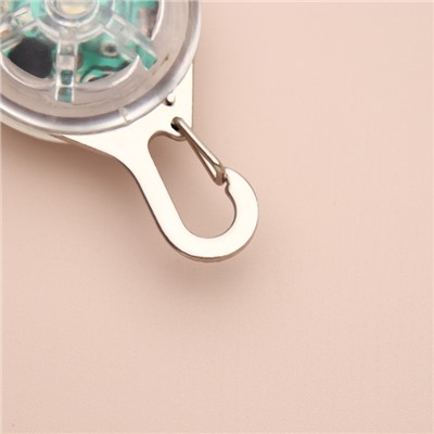 Световой маячок «Сфера», 3 режима свечения, пластик, металл, прозрачный