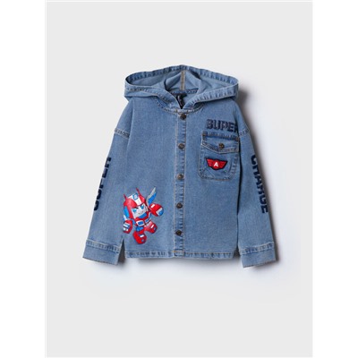 Куртка текстильная джинсовая для мальчиков