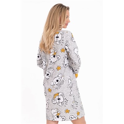 Сорочка с длинным рукавом начес М325413сж