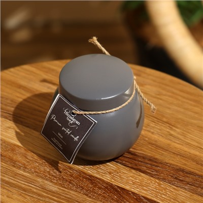 Свеча ароматическая в баночке, 150 г, парафин, mint
