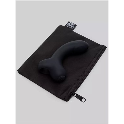 Черный вибратор на палец для G-стимуляции Sensation Rechargeable G-Spot Vibrator