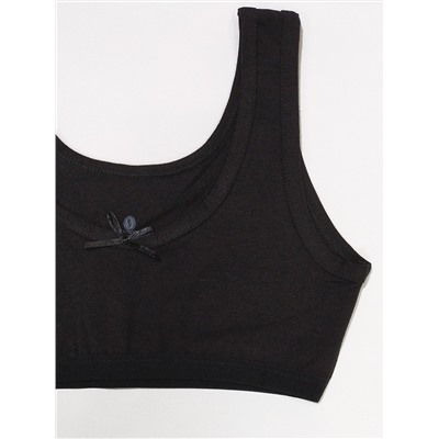 4768-02 Топ для девочки черный (BAYKAR)