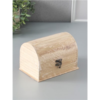 Шкатулка для росписи дерево «Сундук», замок крючок, 18×12×12 см