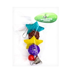 Игрушка для птиц «Лоза-звезда», 16 см, цвет МИКС