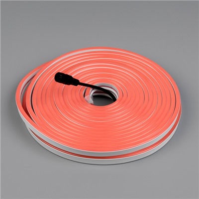 Гибкий неон Luazon Lighting 6×12 мм, IP65, 10 м, SMD2835, 120 LED/м, 12 В, свечение розовое