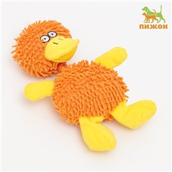 Игрушка текстильная «Косматый утёнок» , 32×19 см, коричневая