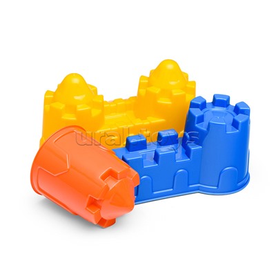 Формочки (замок башня + замок стена с двумя башнями + замок мост)