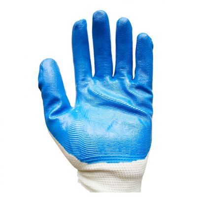 Перчатки нейл.ОР/СИН.облив тонк.12п