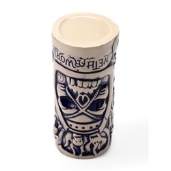 Стакан для коктейлей «Тики», 550 мл, череп, керамика, бежевый