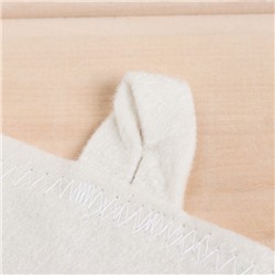 Коврик - сидушка для бани и сауны с принтом «Хорошо там, где попа в тепле», 44×33 см, 70% полиэфир, 30% шерсть, «Добропаровъ»