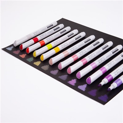 Набор акриловых маркеров 24 SKETCH&ART, 1.0-3.0 мм