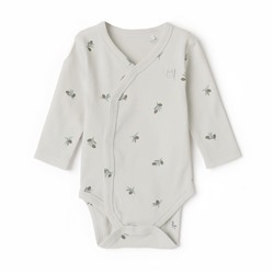 Боди с длинным рукавом «Крошка Я» Olives, рост 80-86, молочное