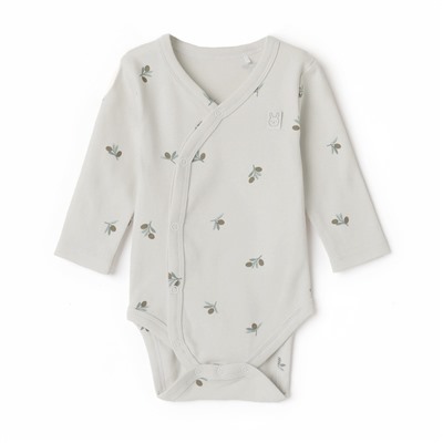 Боди с длинным рукавом «Крошка Я» Olives, рост 80-86, молочное