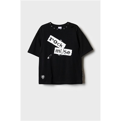 Фуфайка трикотажная для девочек (футболка) PLAYTODAY, 1240051