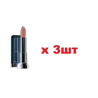 Maybelline New York Губная помада Color Sensational Matte тон 930 3шт