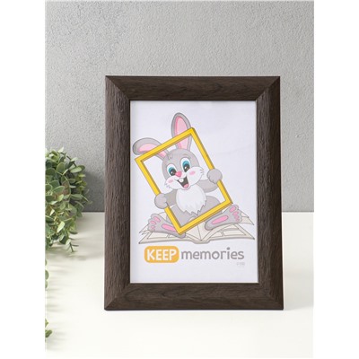 Фоторамка для фото 21×30 см Keep memories Luxe Elegance, с ножкой, пластик, коричневый, (пластиковый экран)