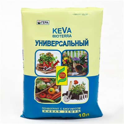 Почвогрунт KEVA BIOTERRA Универсальный, 10 л