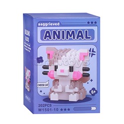 Конструктор "Кошка" (202 дет.) в коробке