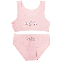 4571/4171PB1 Комплект (топ+трусы) для девочки (Donella)