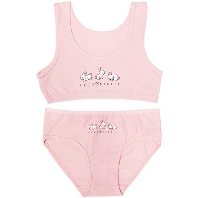 4571/4171PB1 Комплект (топ+трусы) для девочки (Donella)