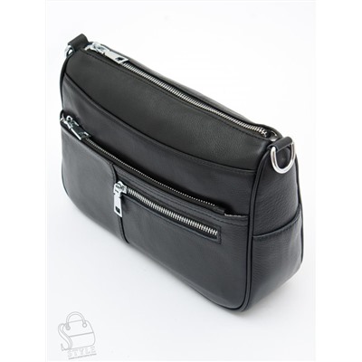 Сумка женская кожаная 2041-9NN black Natale Navetta