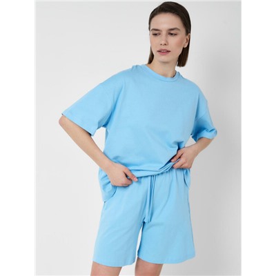 Комплект трикотажный для женщин: фуфайка (футболка), шорты